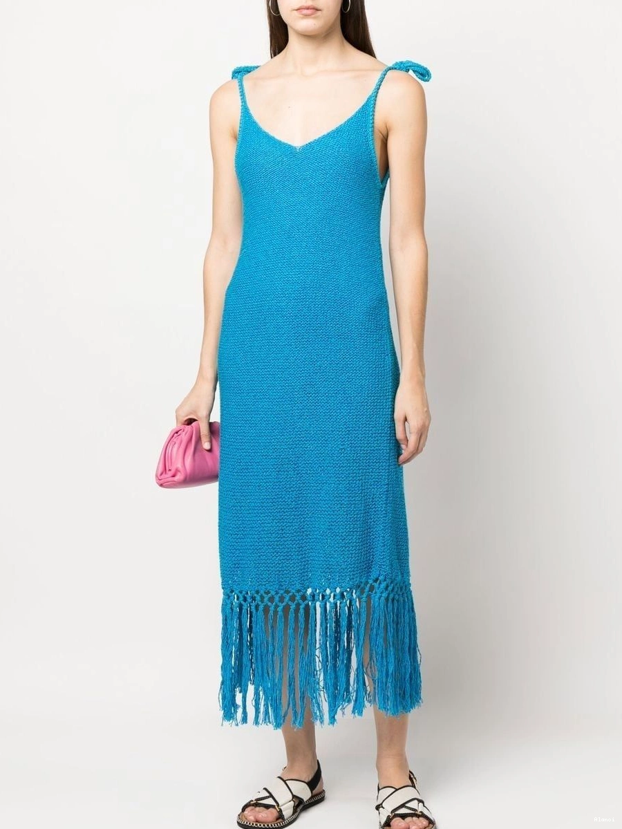 Affordable dress The At midi Sunset Women crochet Alanui Beach 0522